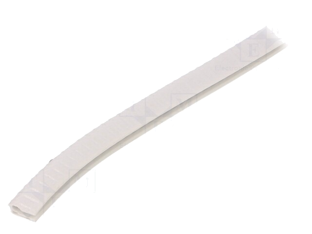 Randbescherming; PVC; L: 10m; wit; H: 14,5mm; W: 10mm; D.paneel: 1÷4mm Randbescherming; PVC; L: 10m; wit; H: 14,5mm; W: 10mm; D.paneel: 1÷4mm